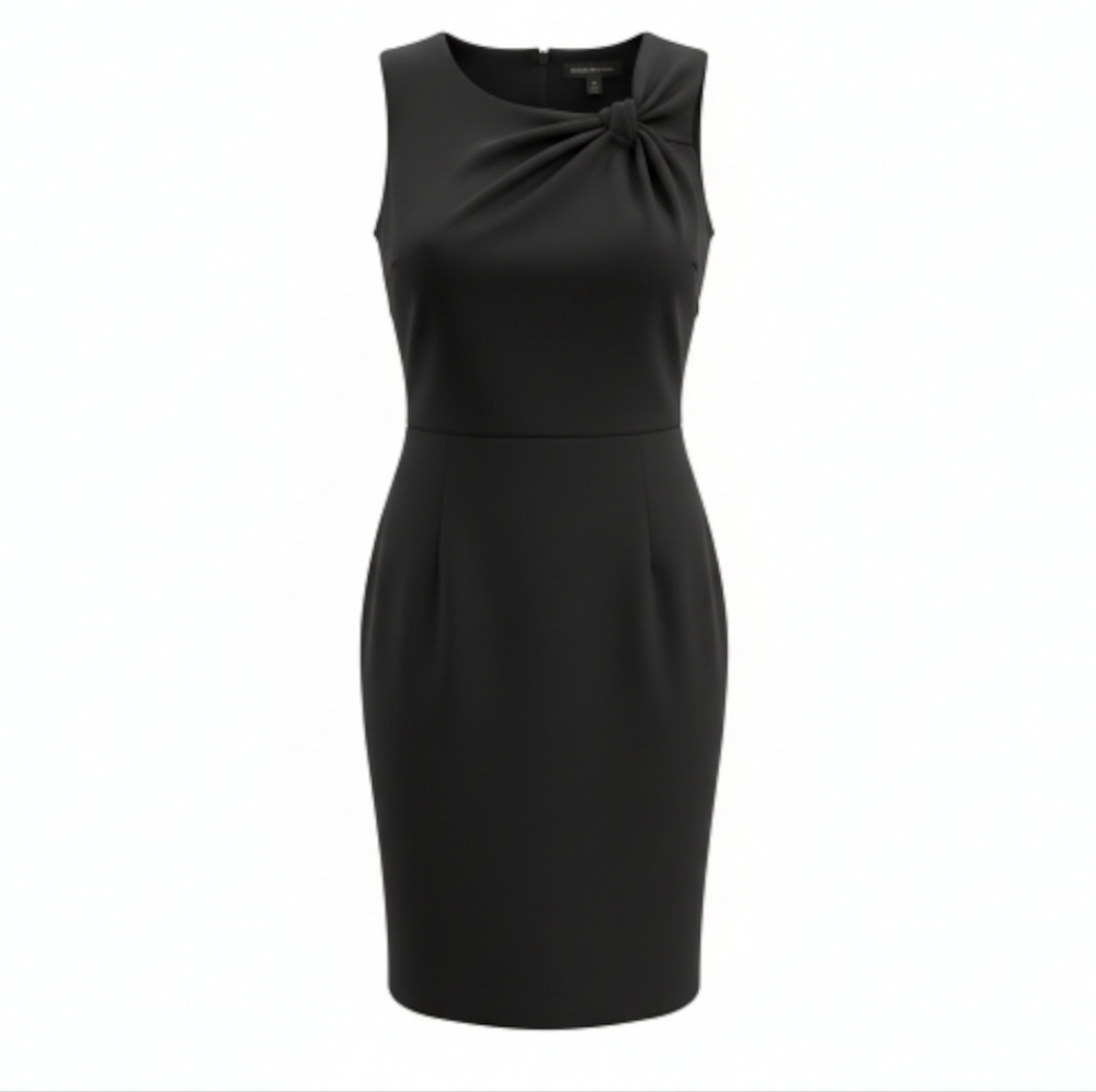 Banana Republic Black Bow Detail Mini Dress